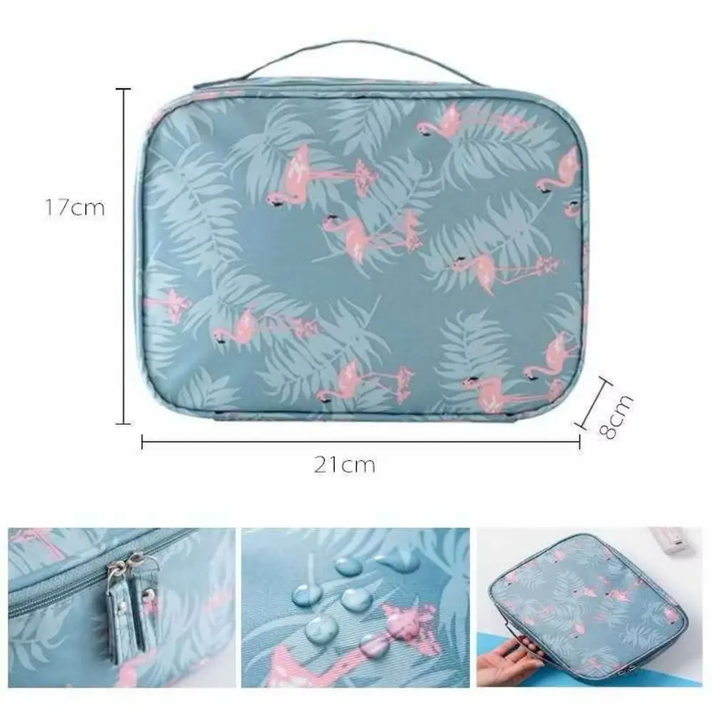 Premium Multi-Compartment Portable Cosmetic Organizer Bag Premium Cosmetic Bag for organized beauty essentials