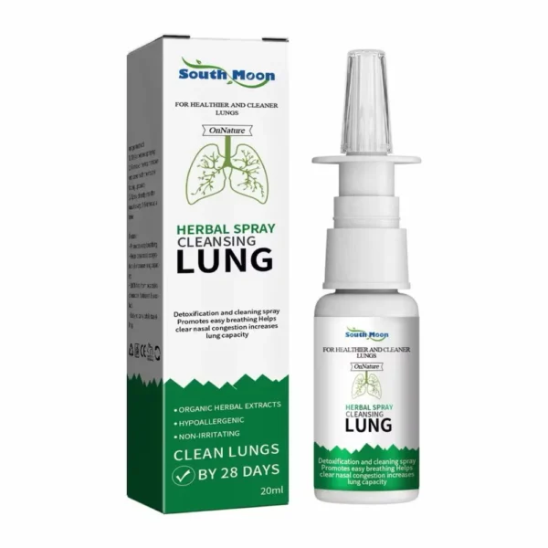 South Moon 20ml herbal spray for clearing respiratory airways and smoker lung care