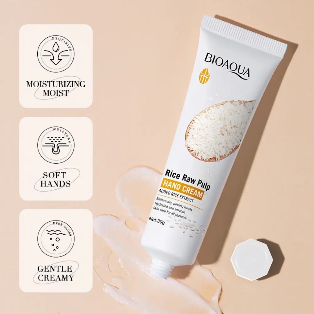 BIOAQUA Rice Raw Pulp Hand Cream