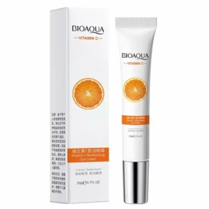 Bioaqua brightening vitamin C eye cream for under eye dark circle removal and anti puffiness
