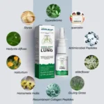 Natural herbal ingredients in South Moon organic lung detox and nasal spray
