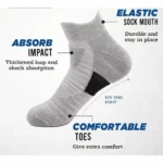 Unisex cushioned athletic sports socks for men and women activewear