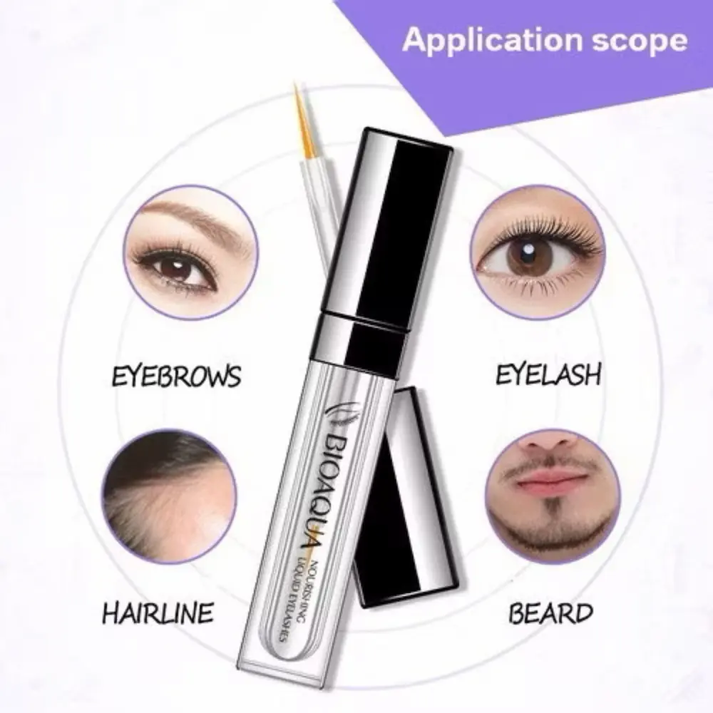 Bioaqua Eyelash Growth Serum application guide and results