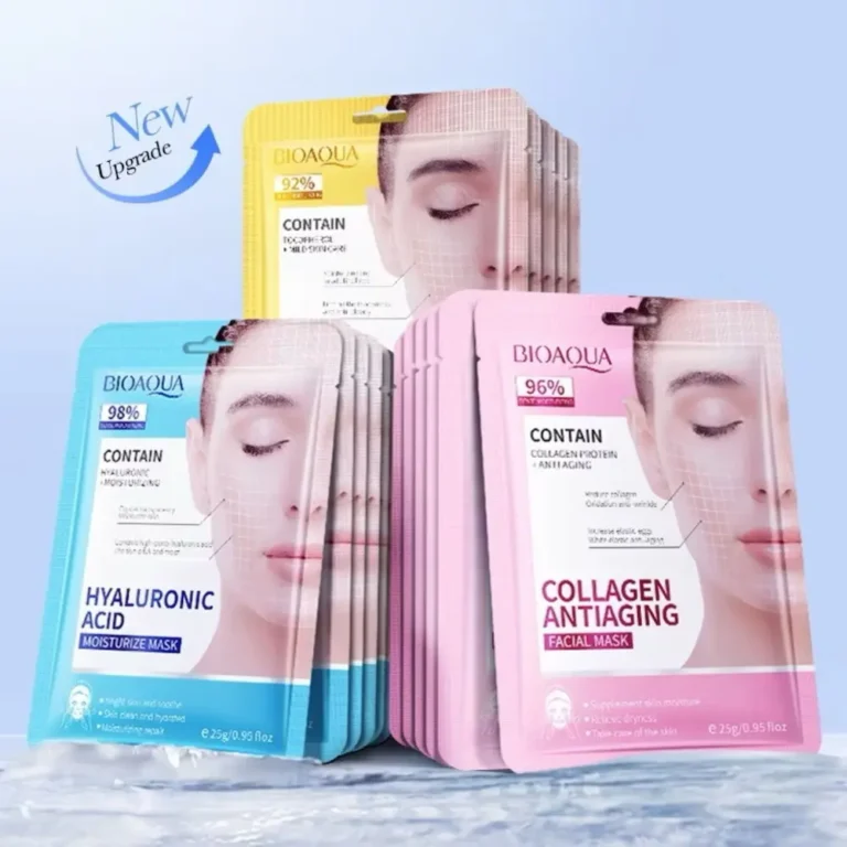 Bioaqua 25g hydrating hyaluronic acid and collagen facial mask single pack