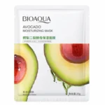 Bioaqua avocado facial sheet mask for skin nourishment and dry skin repair