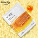 Bioaqua honey extract facial sheet mask for deep skin hydration and glowing effect