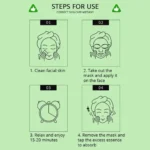 Step by step guide on how to apply Bioaqua facial sheet mask on face