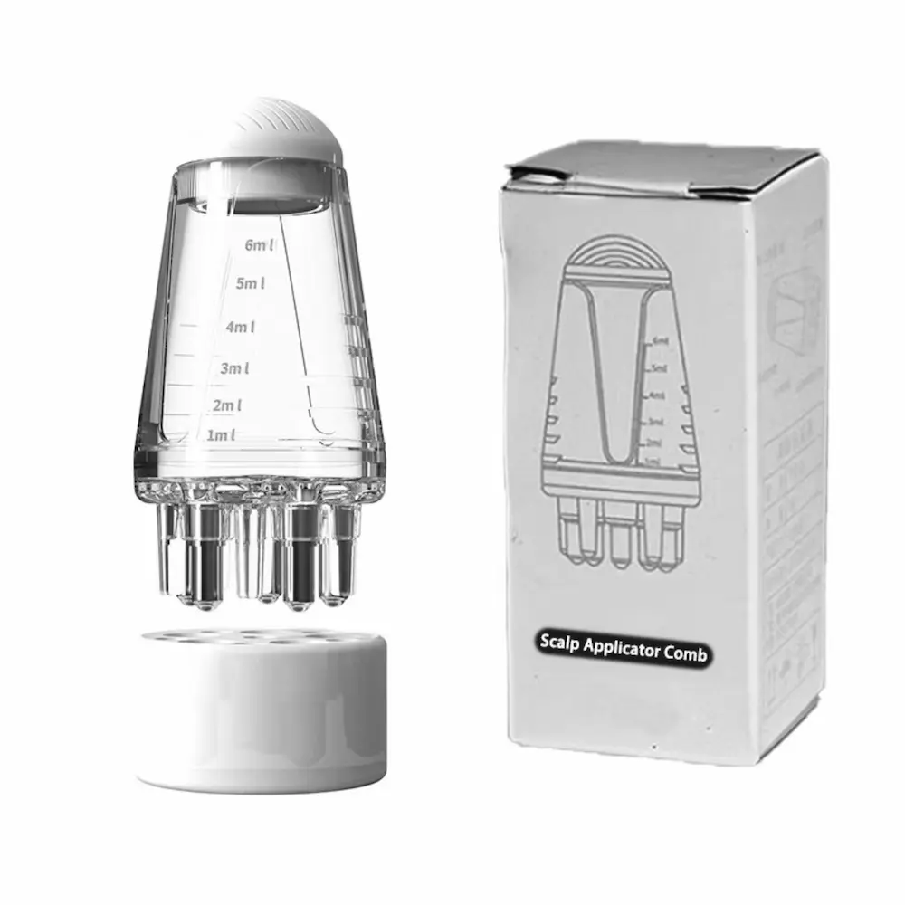 Ritzyee Premium Scalp Applicator Comb with Packaging Box Ritzyee premium scalp applicator comb for hair oil and serum with packaging box