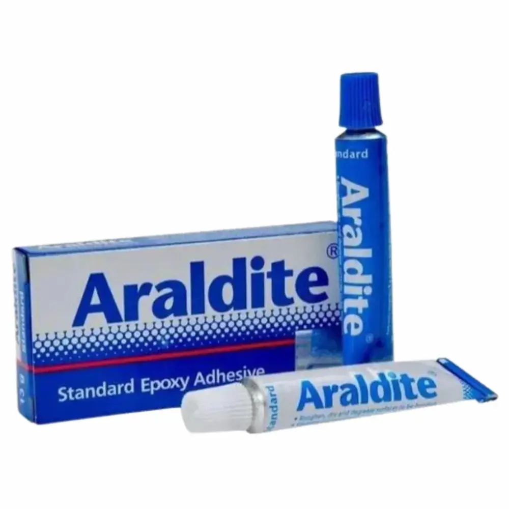 Araldite Standard Epoxy Adhesive 36g Box Araldite standard epoxy adhesive 36g pack front packaging box