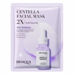 Bioaqua 2X centella asiatica facial mask for soothing sensitive skin and acne care