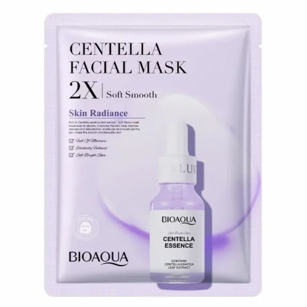 Featured Products Bioaqua 2X centella asiatica facial mask for soothing sensitive skin and acne care