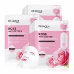 BIOAQUA rose hydrating mask for antioxidant protection and skin rejuvenation