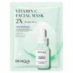 Bioaqua 2X vitamin C facial sheet mask for pore tightening and skin brightening