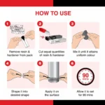 Step by step guide on how to mix and apply M-Seal epoxy putty for pipe leak repair