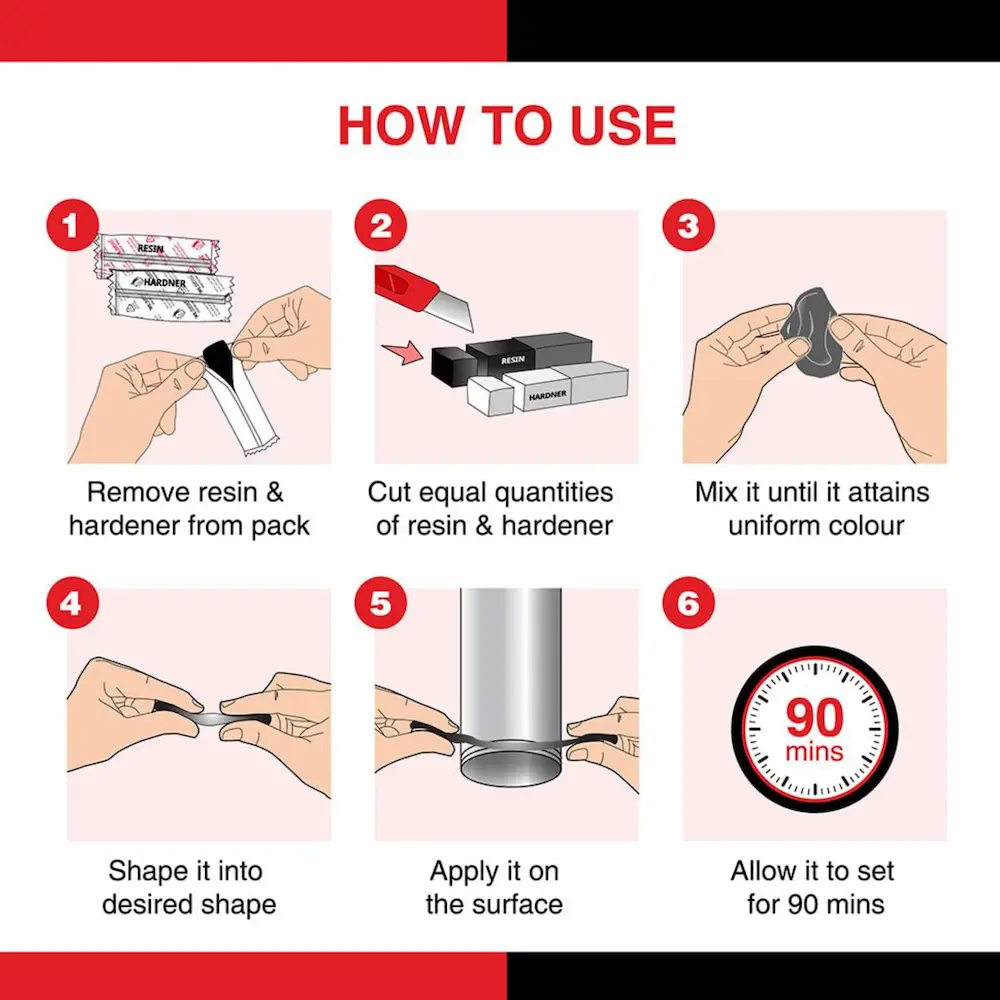M-Seal Epoxy Putty | Heavy-Duty Leak Repair Solution Pidilite M-Seal Epoxy Putty