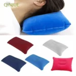 Ergonomic inflatable travel pillow for neck support during travel