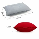 Inflatable travel pillow size measurements and inflated dimensions guide