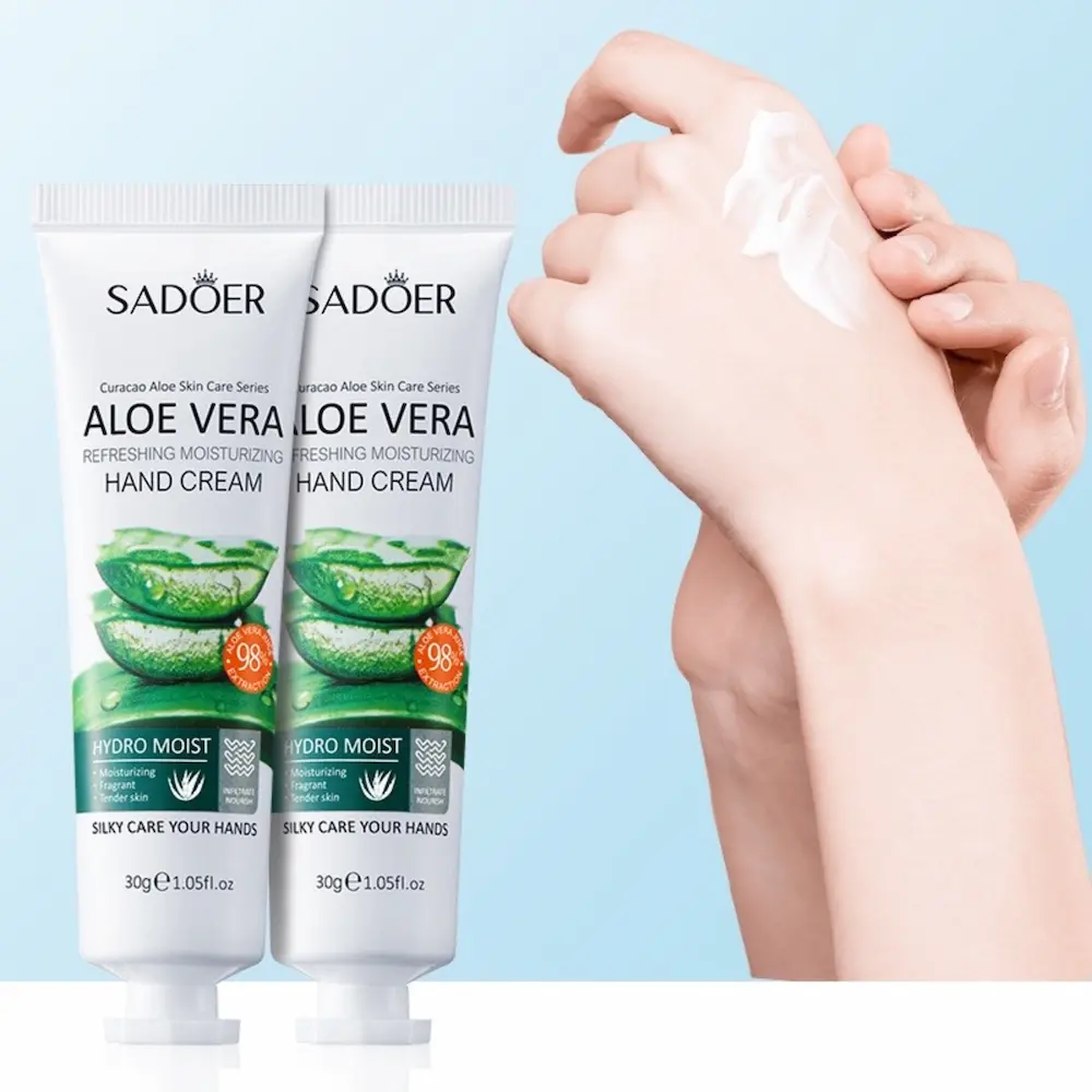 sadoer-aloe-vera-hand-cream-pack-of-two SADOER aloe vera moisturizing hand cream pack of two tubes set