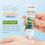 SADOER aloe vera moisturizing hand cream benefits for dry skin repair