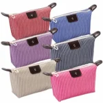 Waterproof oxford cloth striped cosmetic bag all color variants group collection