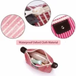 Durable waterproof oxford cloth cosmetic bag material and fabric benefits
