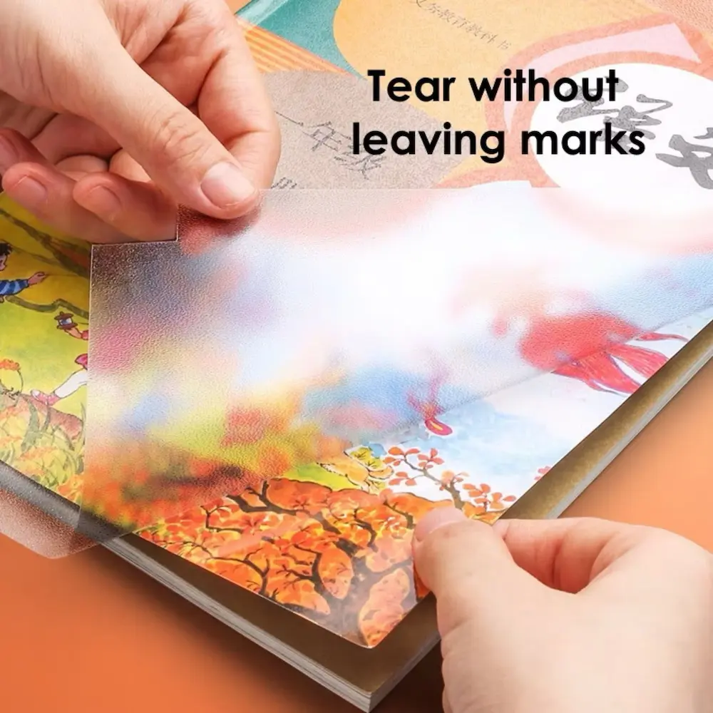 Book Cover - 10pcs Diamond Effect Waterproof Book Cover Set