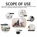 Multifunctional EVA table and chair leg protection pads scope of use