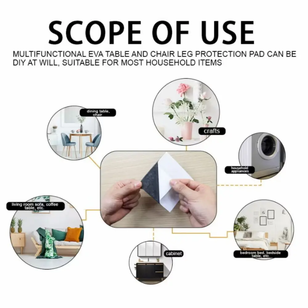 Furniture Protector Pads for Floor Scratch Protection