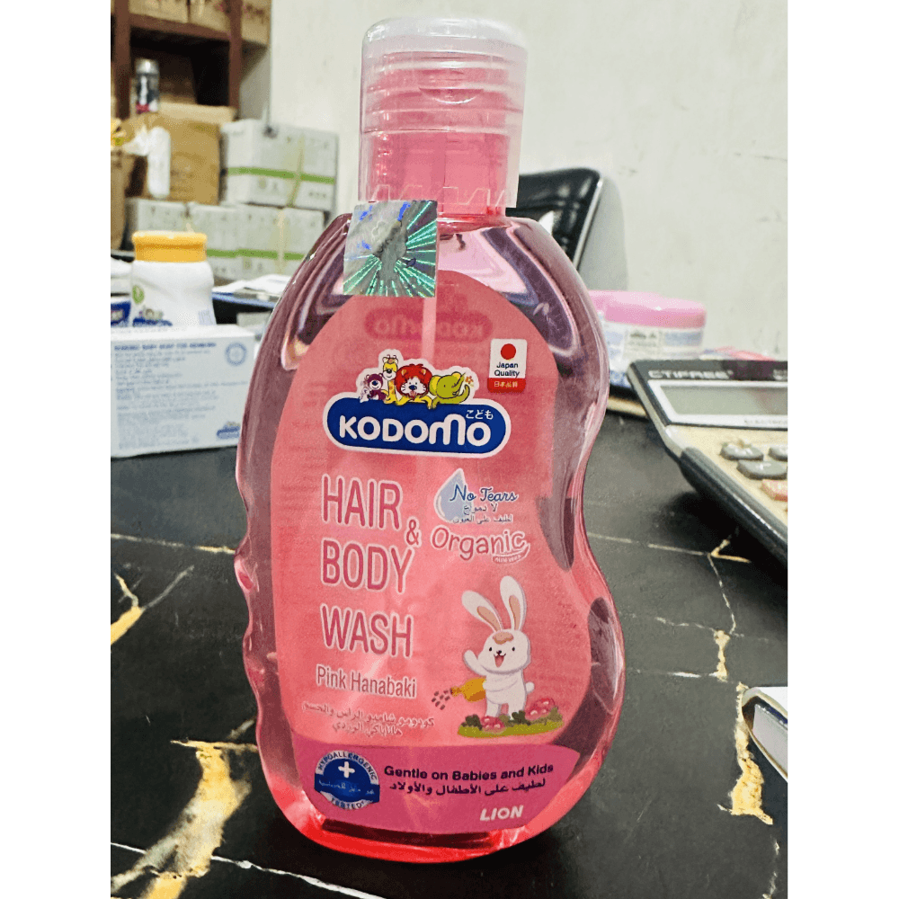 Kodomo Hair & Body Wash - Pink Hanabaki 200ml