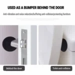 Anti collision clear bumper pads for cabinet doors and furniture