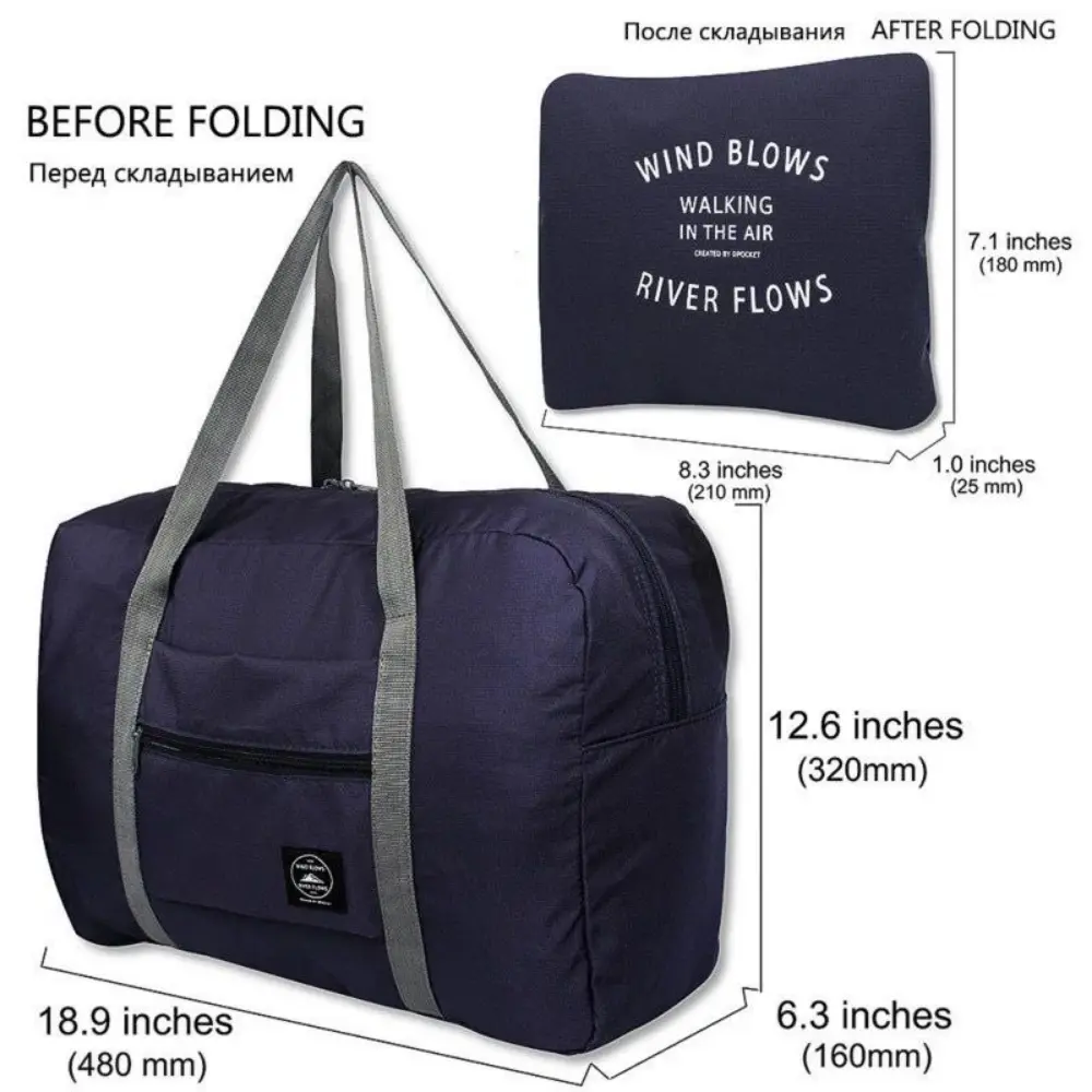 Waterproof Foldable Travel Duffel Bag