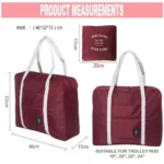 Waterproof Foldable Travel Duffel Bag - Lightweight Luggage Organizer for Men & Women - Image 5