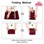 Foldable Travel Bag Folding Instruction