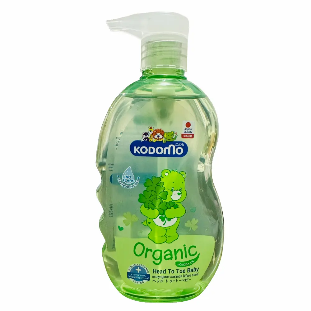 kodomo-organic-head-to-toe-baby-wash-angled-view Kodomo Organic Head To Toe Baby Wash 400ml