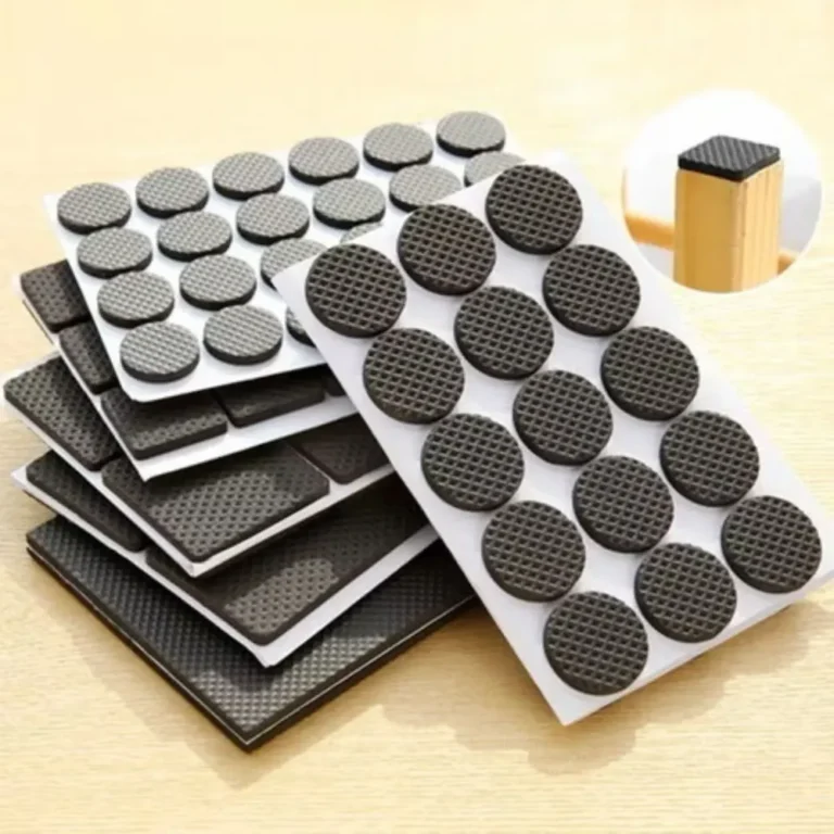 Self adhesive furniture floor protectors for wooden chairs and tables