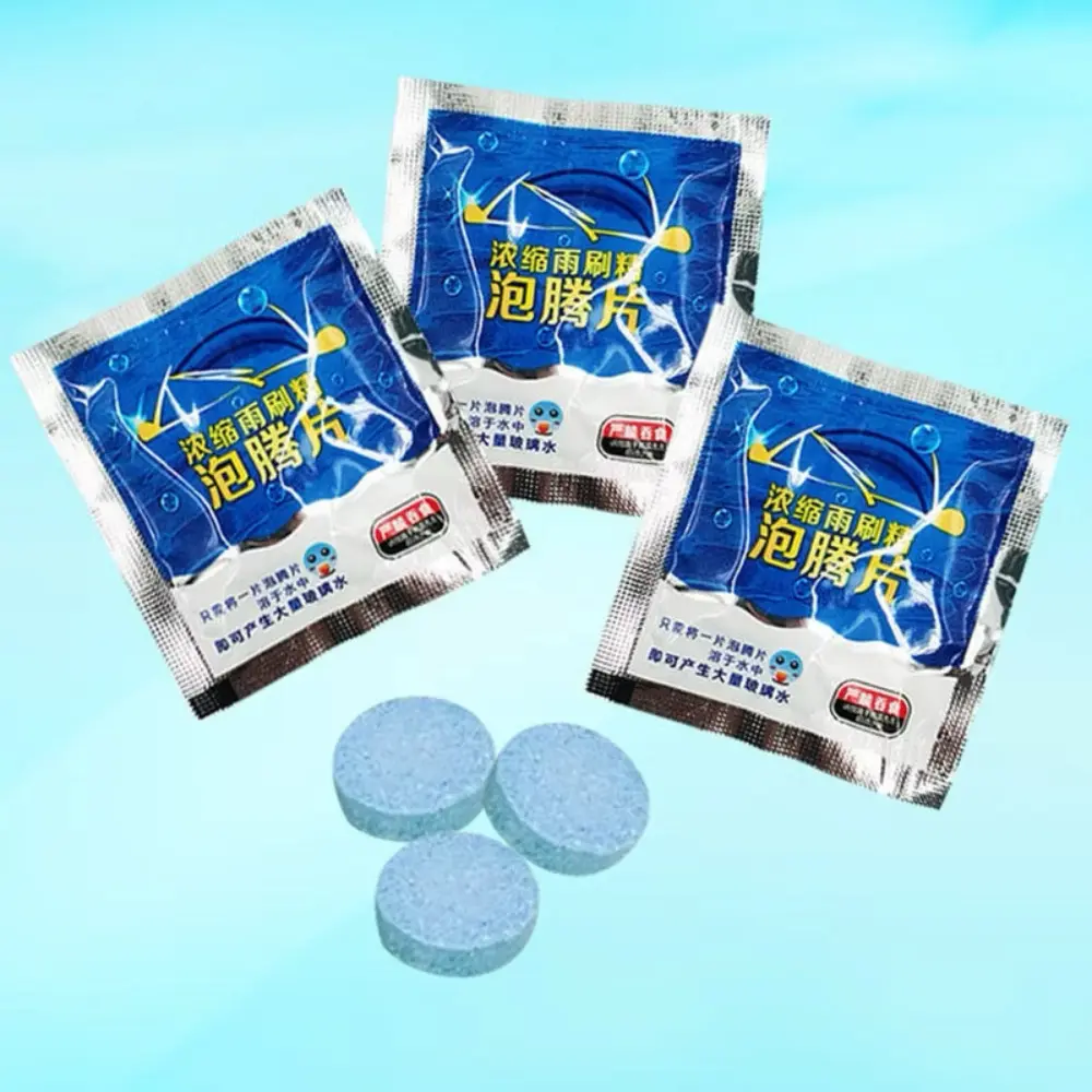 car-wiper-fluid-effervescent-tablet Car Windshield Glass Cleaner