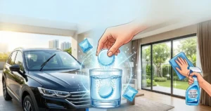 Car Windshield Glass Cleaner Tablet