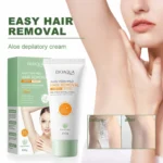 BIOAQUA Aloe Depilatory Cream Before and After Underarm Hair Removal