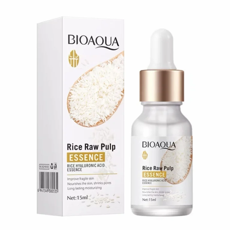 Bioaqua Rice Serum 15ml বোতল ও বক্স প্যাকেজিং