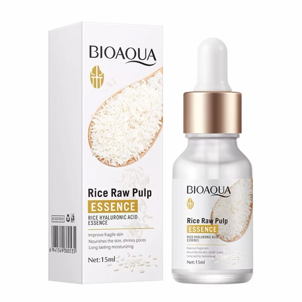 Bioaqua Rice Serum 15ml বোতল ও বক্স প্যাকেজিং