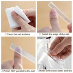 How to Use Nano Glass Nail Shiner and File Step by Step BD