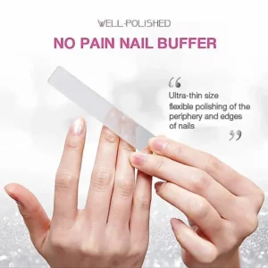 Painless Ultra Thin Nano Glass Nail Buffer for Edge Polishing
