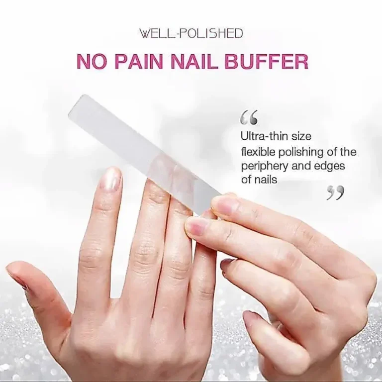 Painless Ultra Thin Nano Glass Nail Buffer for Edge Polishing
